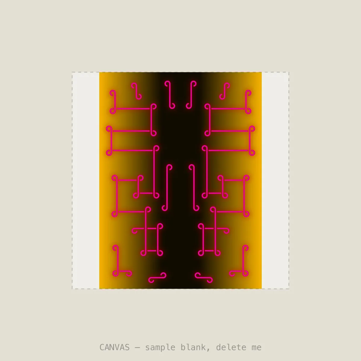 Pink Panthers XXII — Stretched canvas, 16×16in