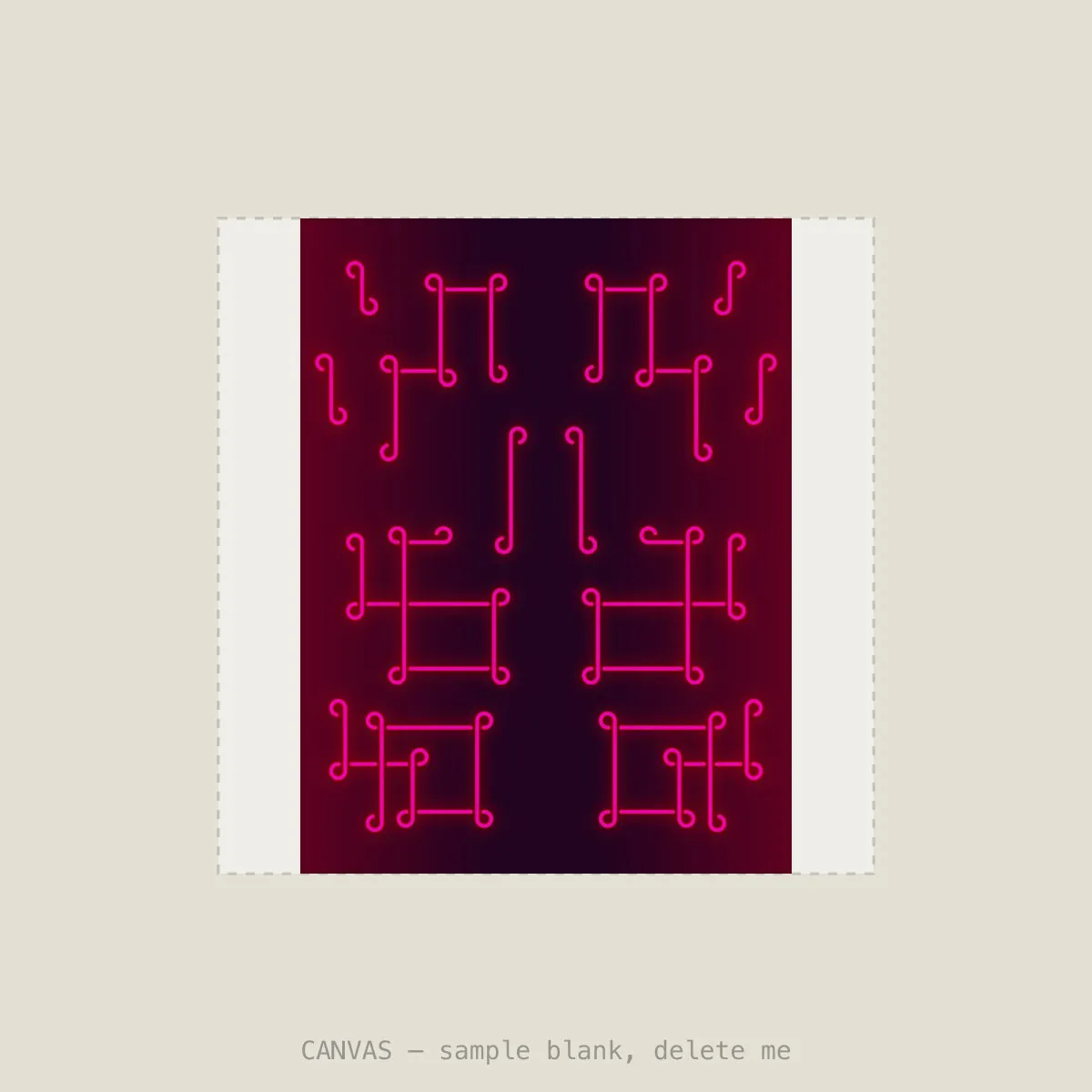Pink Panthers XVII — Stretched canvas, 16×16in