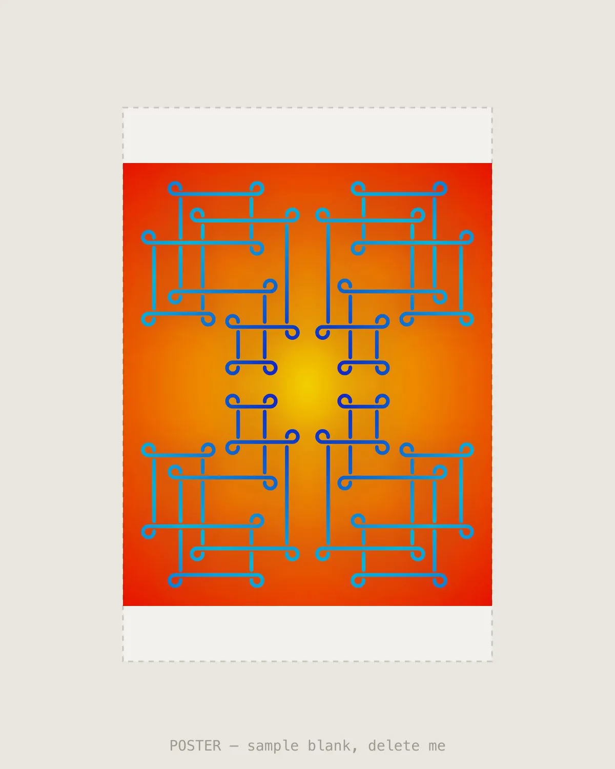 Sungrid Blue VIII — Giclée print, A2 (420×594mm)